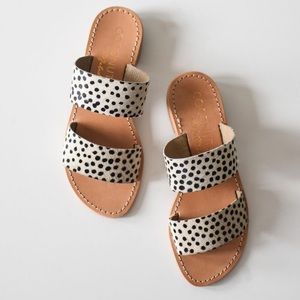 Limelight calf hair slides- Coconuts by Matisse